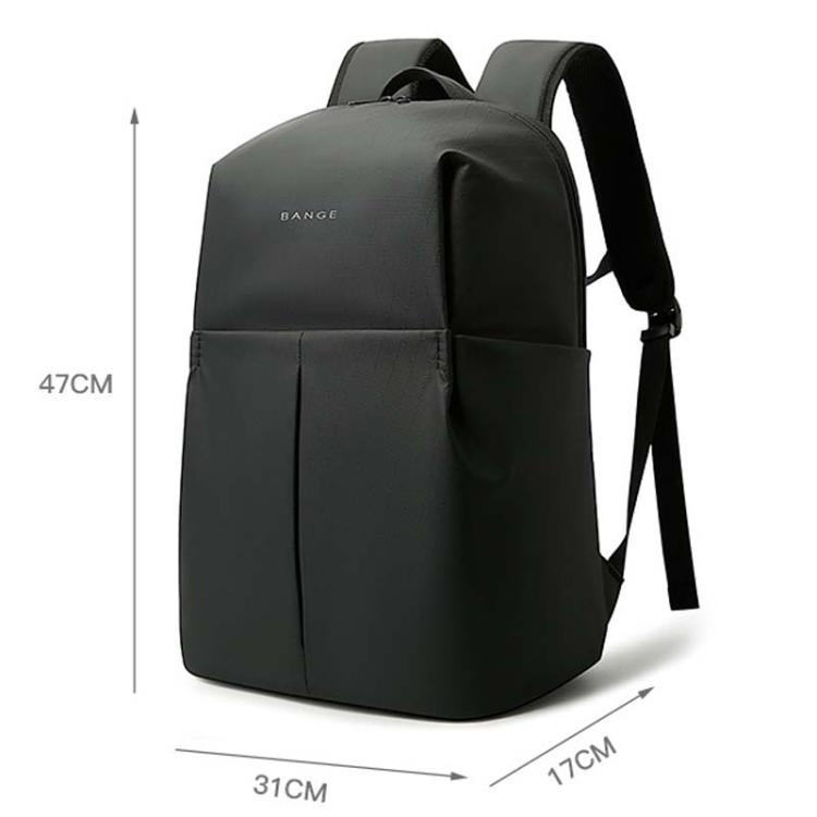 BANGE BG-3078 Business Commuting Large Capacity Backpack Computer Pack(Grey)