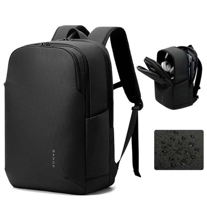 BANGE BG-3068 Men Light Business Commuting Computer Bag Student Schoolbag(Blue)