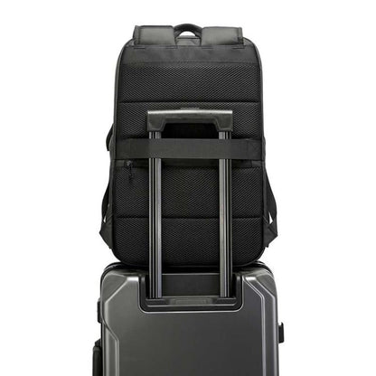 BANGE BG-3068 Men Light Business Commuting Computer Bag Student Schoolbag(Blue)