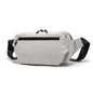 BANGE BG-7851 Sac bandoulière pour hommes Multifonctionnel Léger Décontracté Pack de poitrine pour les trajets quotidiens Petit sac à bandoulière (Blanc)