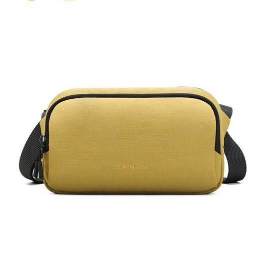 BANGE 3097 Men Crossbody Bag Casual Portable Mobile Phone Bag(Yellow)