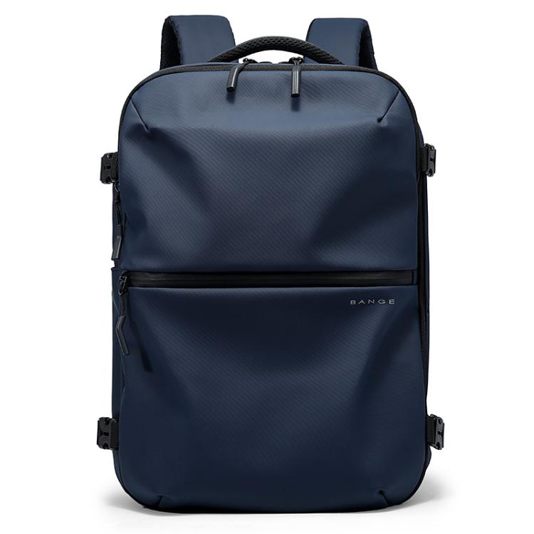 BANGE BG-7875 Large Capacity Shoulder Bag Business Travel Multifunctional Computer Backpack(Blue)
