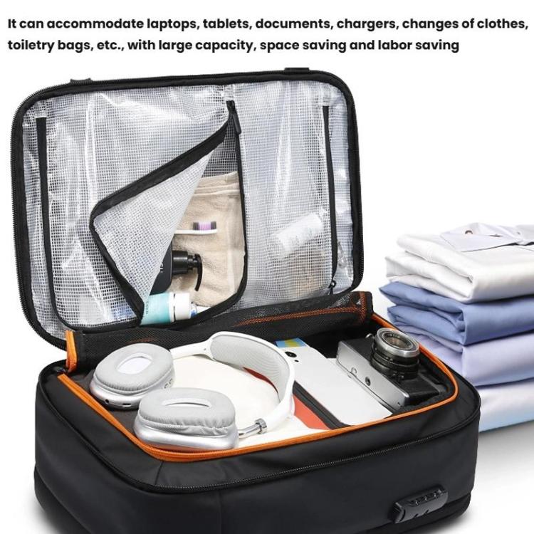 BANGE BG-7875 Sac à bandoulière grande capacité Sac à dos d'ordinateur multifonctionnel pour voyage d'affaires (Noir)