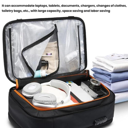 BANGE BG-7875 Sac à bandoulière grande capacité Sac à dos d'ordinateur multifonctionnel pour voyage d'affaires (Noir)