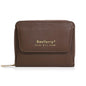 Baellerry NR120 Women Zipper Wallet Organ Two Fold Wallet(Coffee)