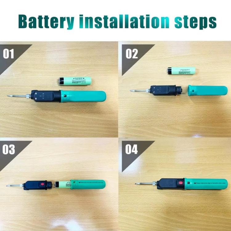 Fer à souder Proskit SI-B165 12W sans fil à contrôle tactile, rechargeable par USB, à température constante, stylo à souder pour réparation extérieure