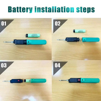 Fer à souder Proskit SI-B165 12W sans fil à contrôle tactile, rechargeable par USB, à température constante, stylo à souder pour réparation extérieure