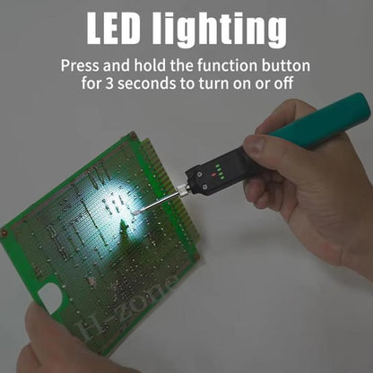 Fer à souder Proskit SI-B165 12W sans fil à contrôle tactile, rechargeable par USB, à température constante, stylo à souder pour réparation extérieure