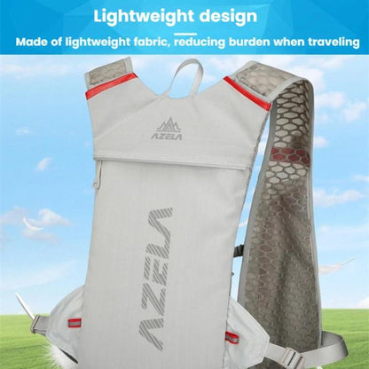 AZELA A1314 Outdoor Sports Backpack Portable Cycling Bag Breathable Lightweight Running Backpack(Red)