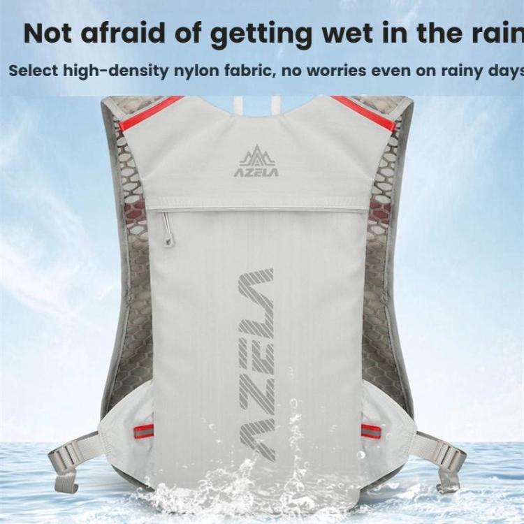 AZELA A1314 Outdoor Sports Backpack Portable Cycling Bag Breathable Lightweight Running Backpack(Red)