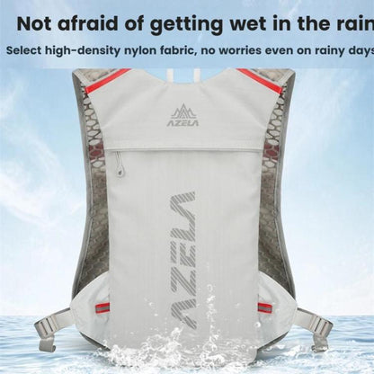 AZELA A1314 Outdoor Sports Backpack Portable Cycling Bag Breathable Lightweight Running Backpack(Red)