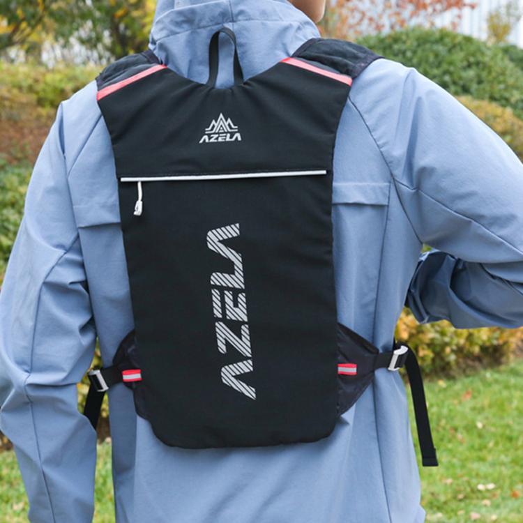 AZELA A1314 Outdoor Sports Backpack Portable Cycling Bag Breathable Lightweight Running Backpack(Red)