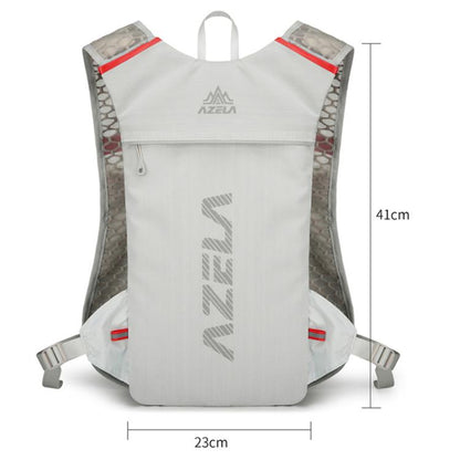 AZELA A1314 Outdoor Sports Backpack Portable Cycling Bag Breathable Lightweight Running Backpack(Red)