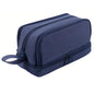 Angoo Student Four-Layer Waterproof Wear-Resistant Pencil Case(Navy)