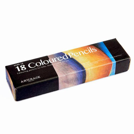 ARTRACK 18-Color Oil-Based Colored Pencils Art Supplies Drawing Kit For Artists, Adults, Kids With English Packaging