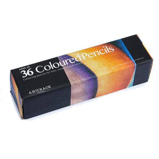 ARTRACK 36-Color Oil-Based Colored Pencils Art Supplies Drawing Kit For Artists, Adults, Kids With English Packaging