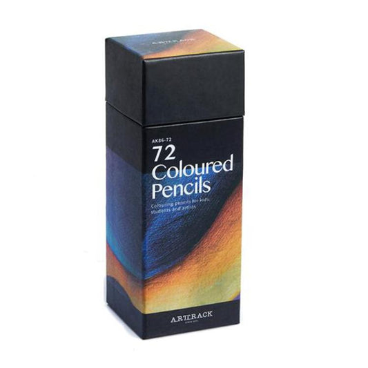 ARTRACK 72-Color Oil-Based Colored Pencils Art Supplies Drawing Kit For Artists, Adults, Kids With English Packaging