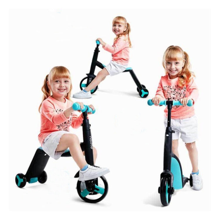 Nadle Foldable 3-Wheel Balance Scooter - Blue