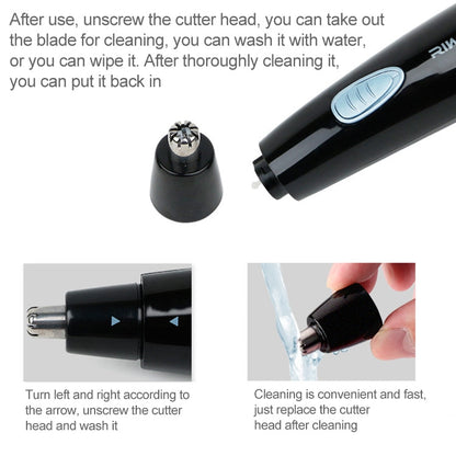 Xiaomi Youpin Riwa RA-555B Waterproof Rechargeable Eyebrow Trimming and Nose Hair Trimmer for Men