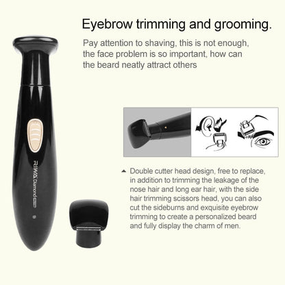 Xiaomi Youpin Riwa RA-555B Waterproof Rechargeable Eyebrow Trimming and Nose Hair Trimmer for Men