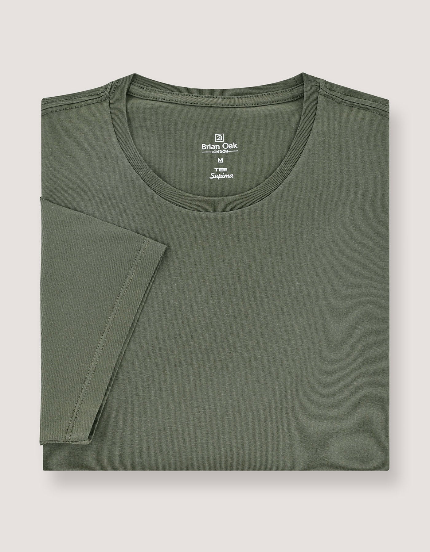 T-shirt pur coton Supima - Olive