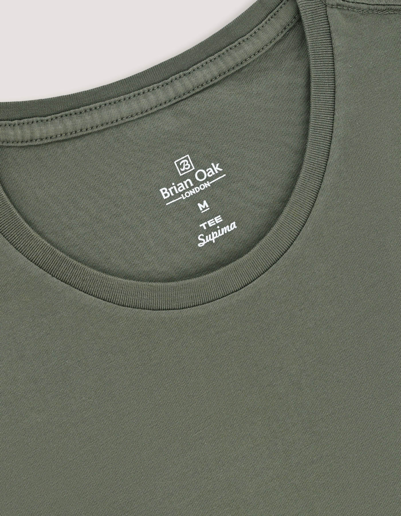 T-shirt pur coton Supima - Olive