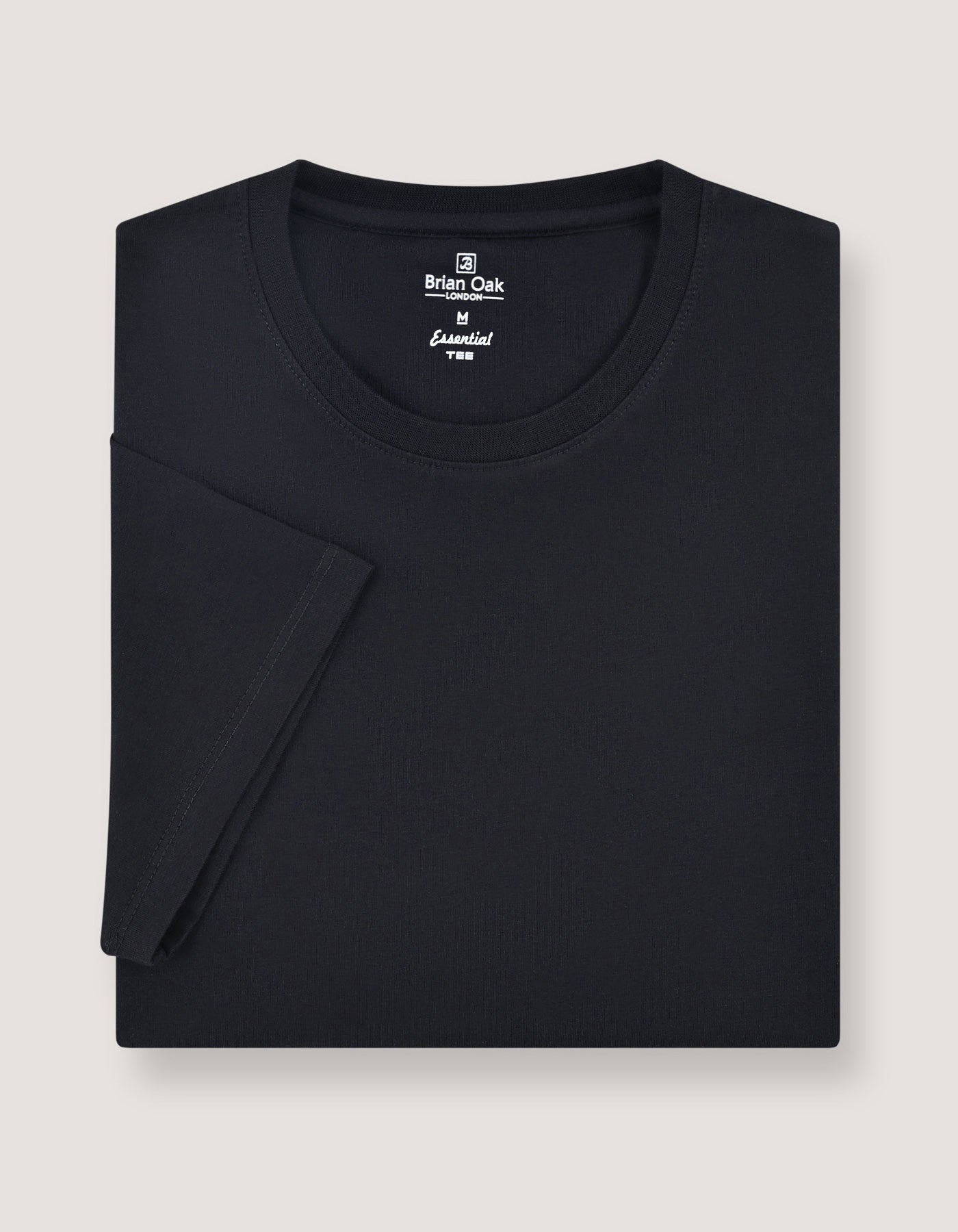 Lot de 5 t-shirts essentiels en coton noir