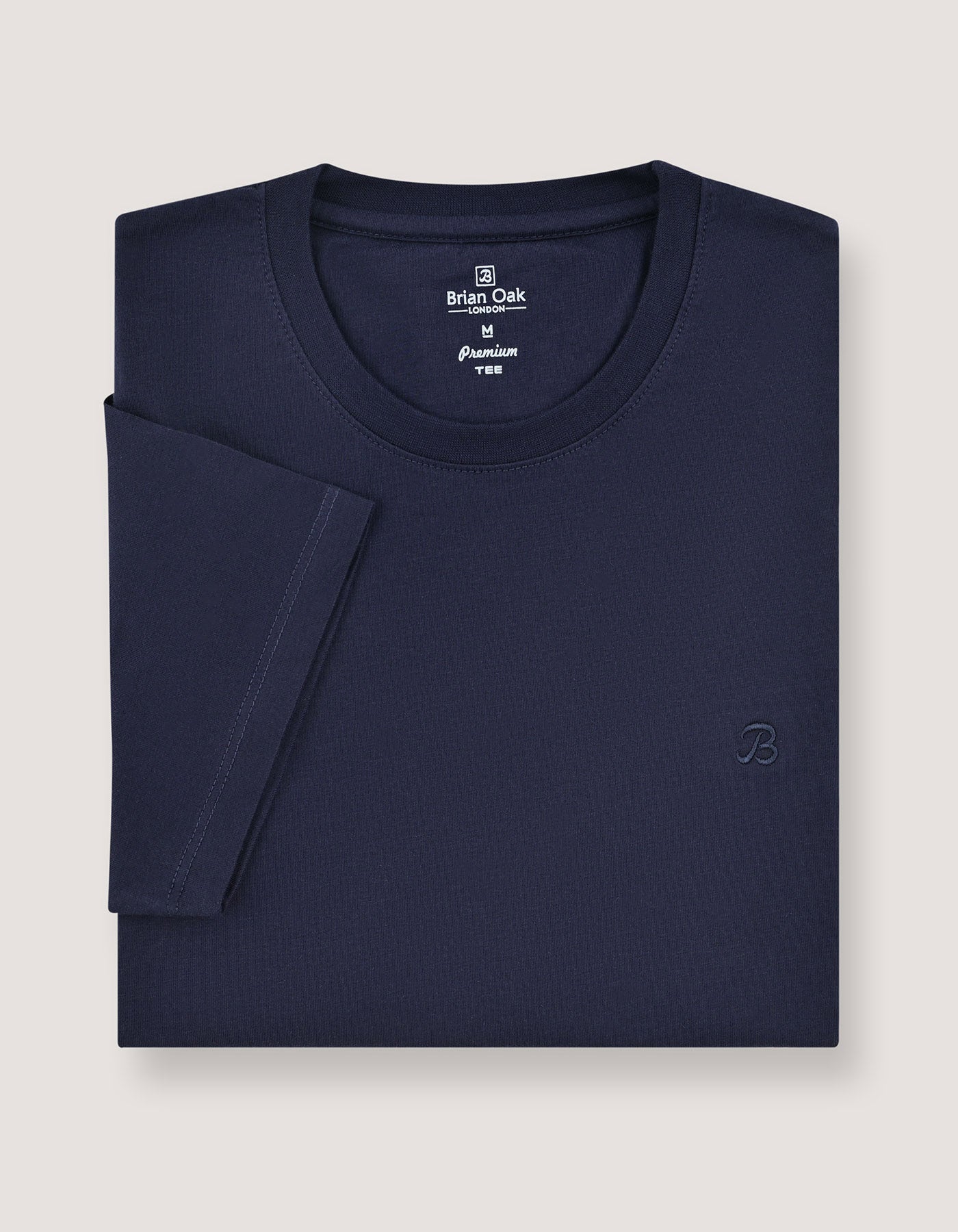 Premium Cotton T-Shirt - Navy
