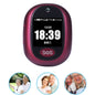 REACHFAR RF-V45-A Mini Touch Screen GPS Smart Tracker Pendant, Support SOS / Camera / Health Management / Video Calling / 4G LTE, For Asia/Europe/Africa / Australia(Wine Red)