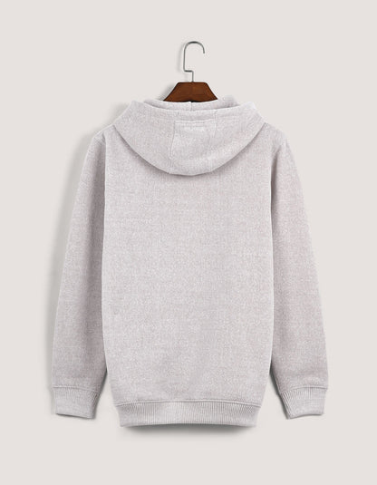 Beige Textured Pullover Nantucket Hoodie