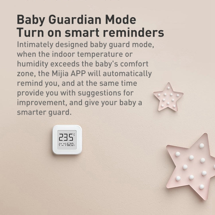 Original Xiaomi Electronic Temperature Humidity Meter (White)