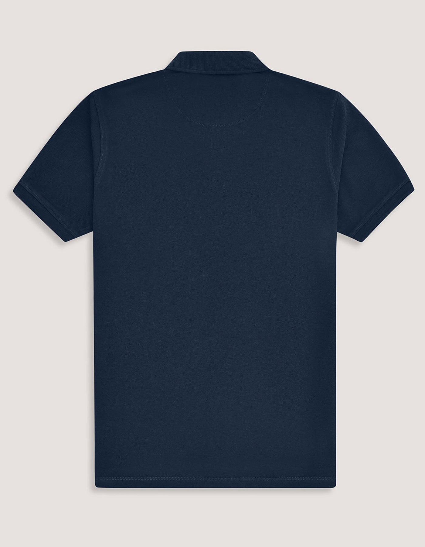 Navy Regular Fit Cotton Polo Shirt