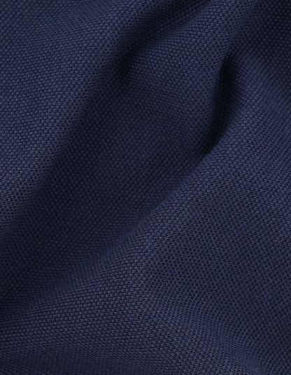 Navy Regular Fit Cotton Polo Shirt