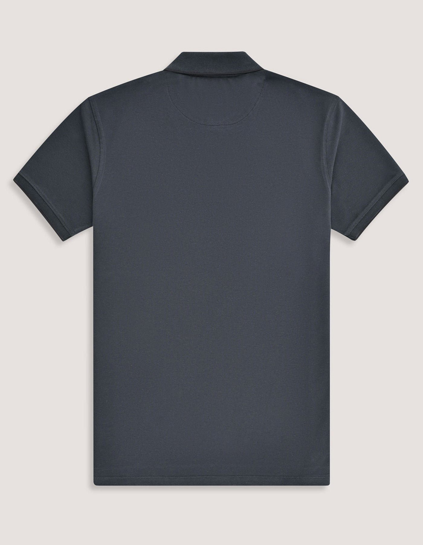 Charcoal Grey Pique Polo Shirt