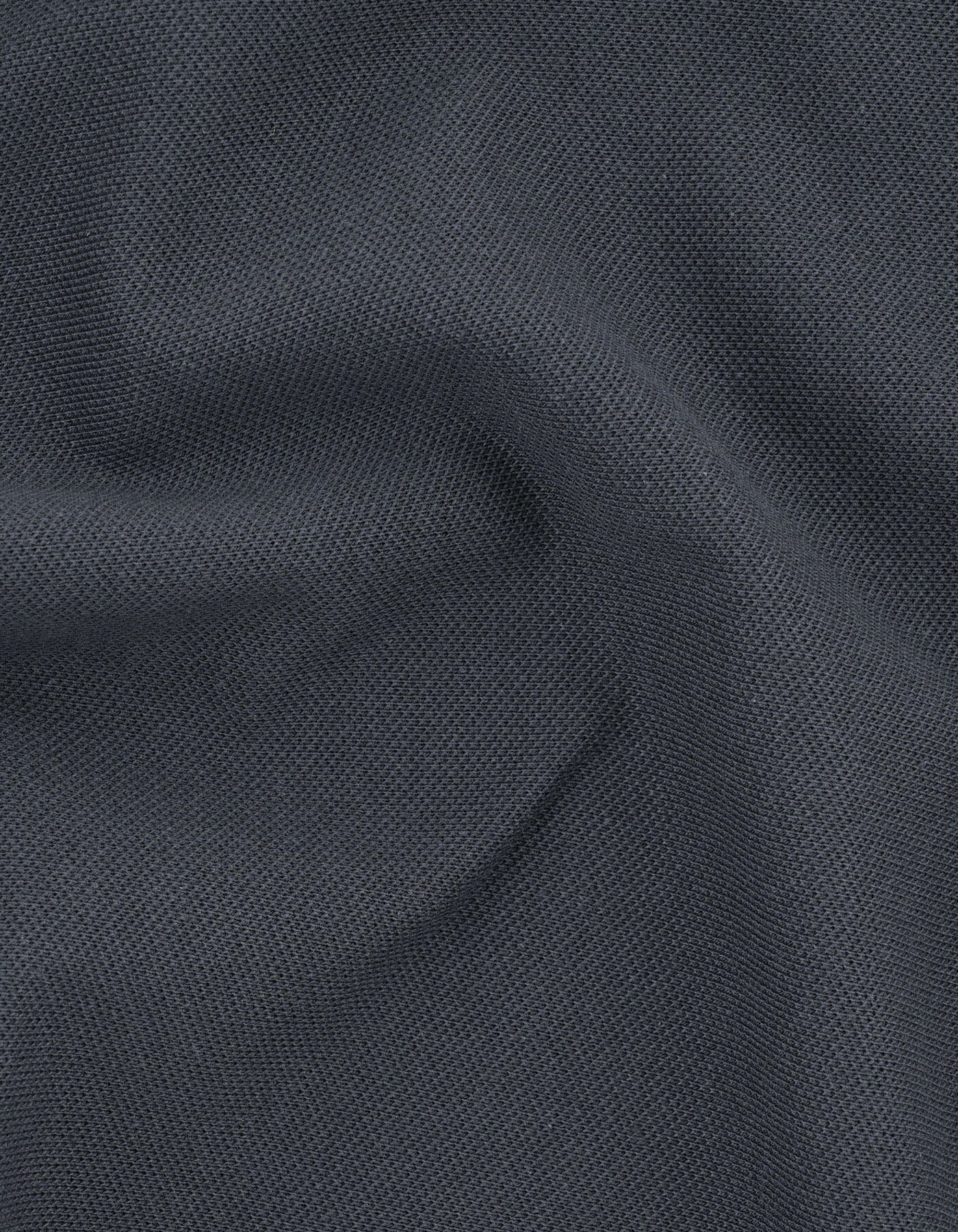 Charcoal Grey Pique Polo Shirt