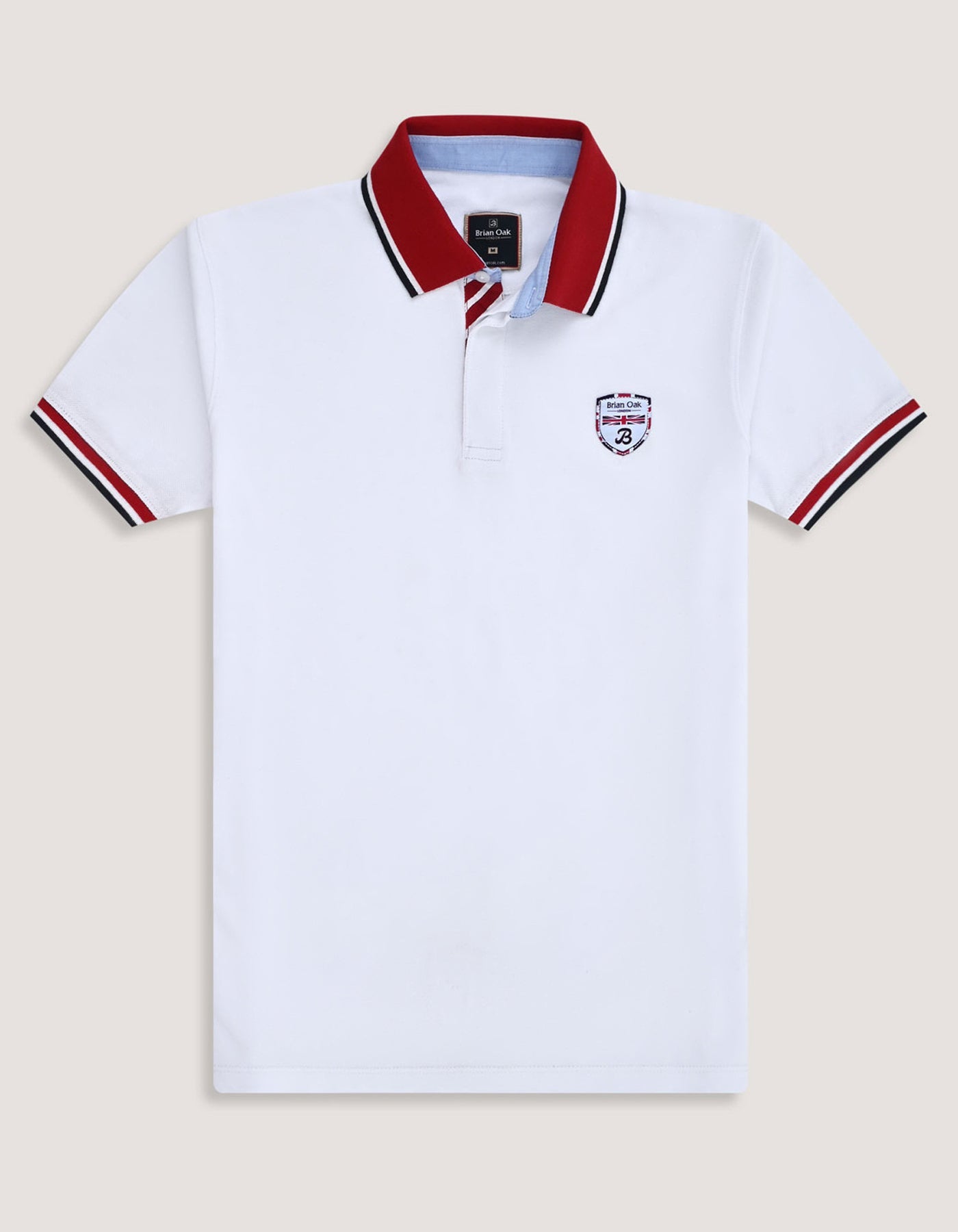 White Union Jack Polo Shirt