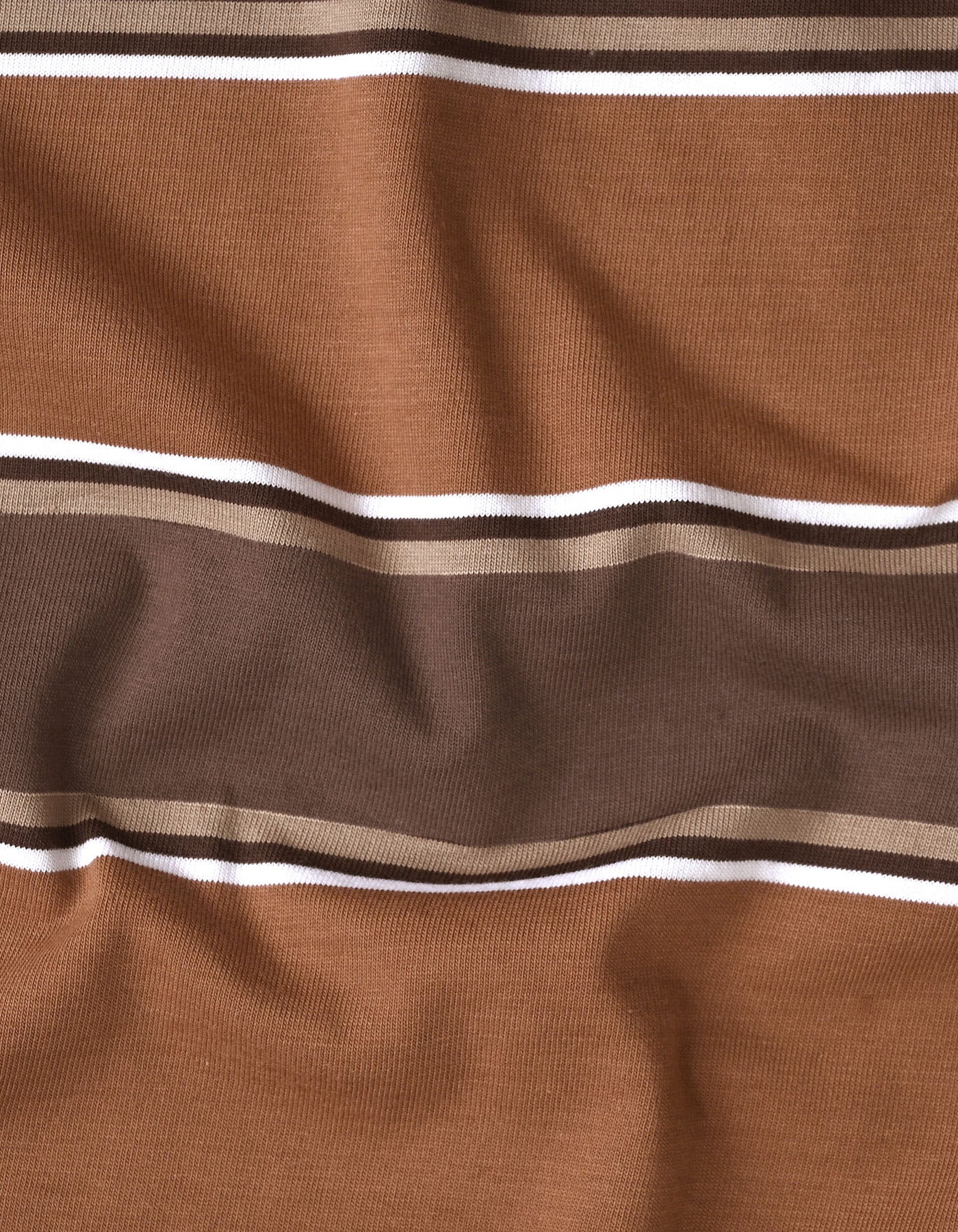Rust Striped Rugby Shirt