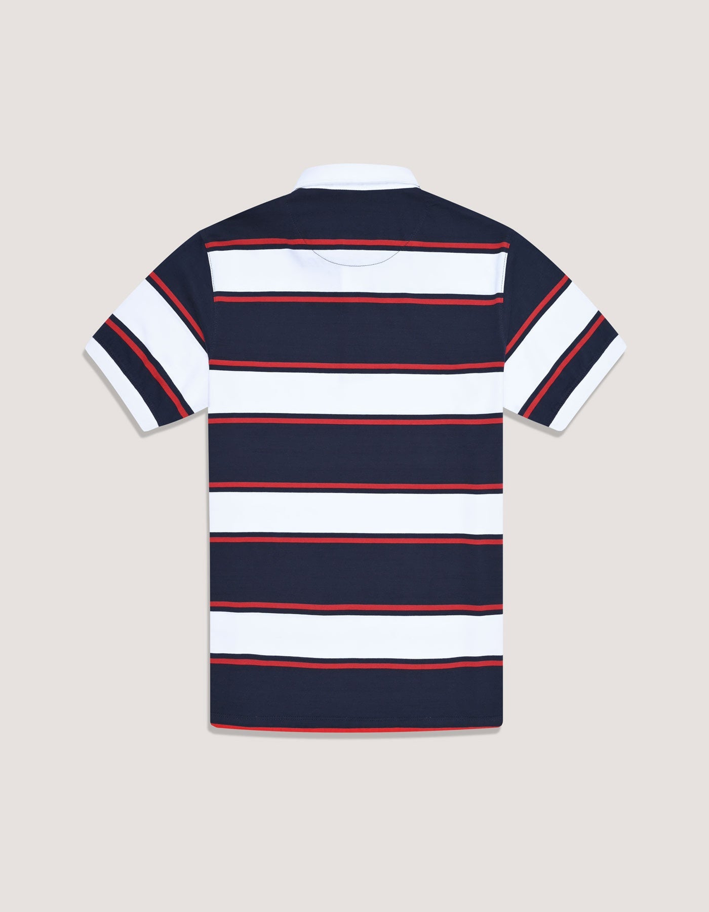 Contrast White Collar Polo Shirt