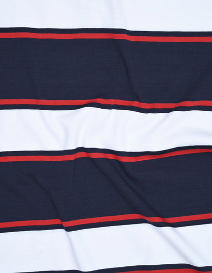 Contrast White Collar Polo Shirt