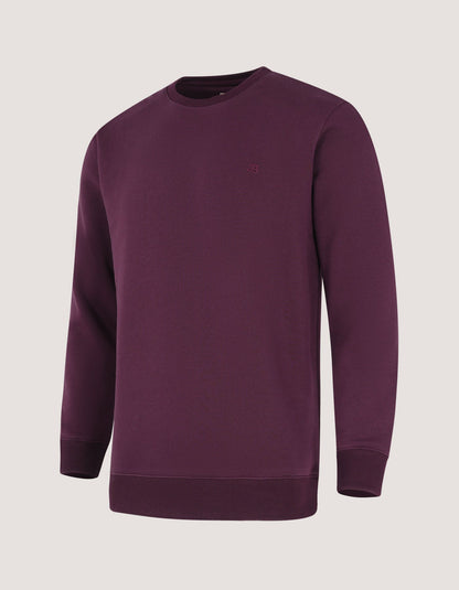Classic Maroon Crewneck Sweatshirt