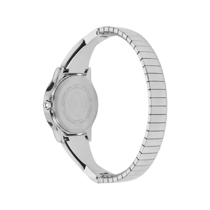 Timex Women's Silver Stainless Steel Watch, Silver Dial | Tw2r98700