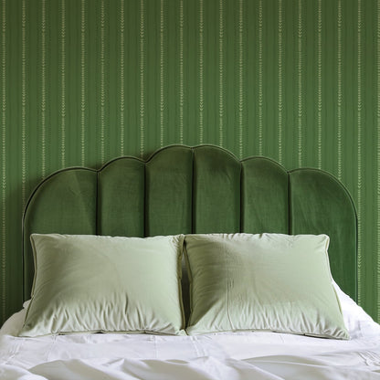 RIVIERA STRIPE FERN WALLPAPER