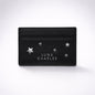 Tala Star Studded Card Holder - Black & Silver
