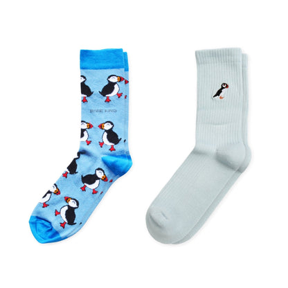 The Blue Puffin 2 Pack Bamboo Sock Set