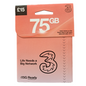 Three Pay As You Go Sim Card - £15