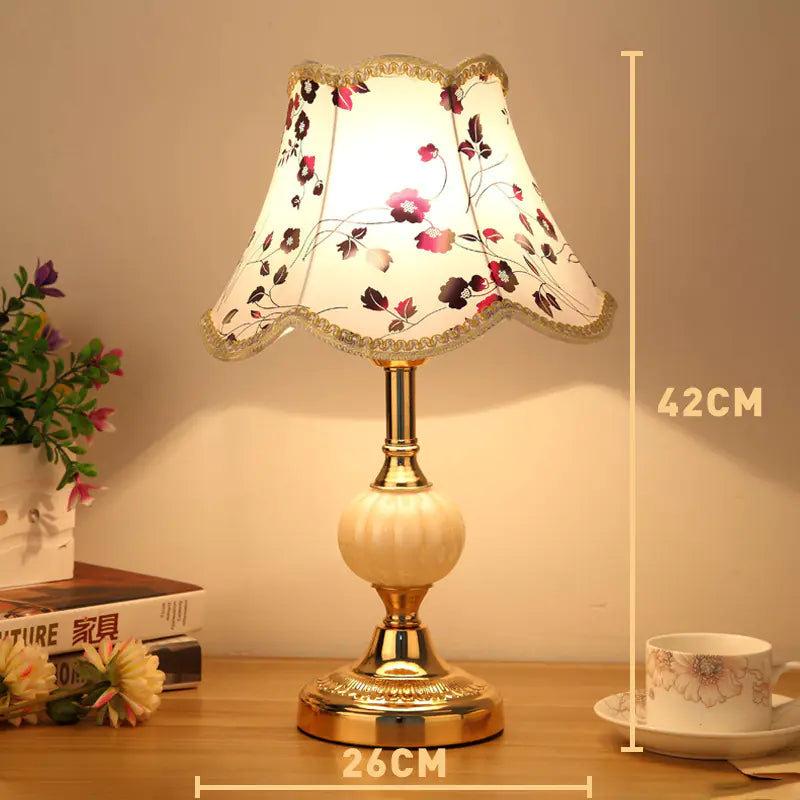 European Minimalist Glass Table Lamp - Vintage Style