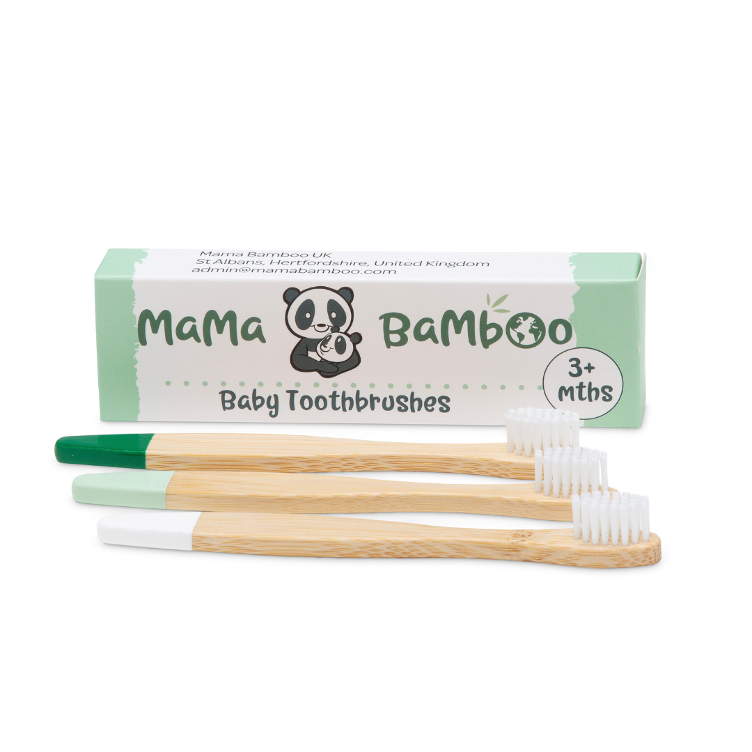 Brosses à dents pour bébés Mama Bamboo