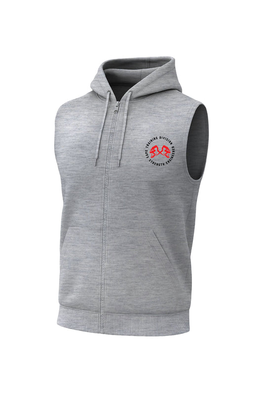 XAPE Training Division Sleeveless Hoodie - Sports Grey