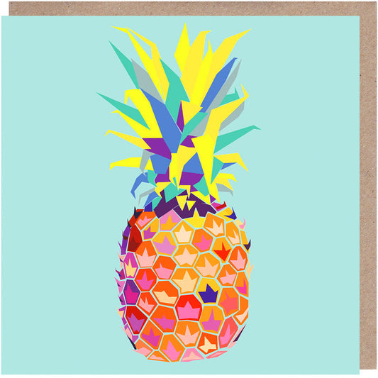 Tropical Pineapple Card