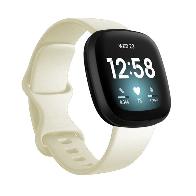 Fitbit Versa 3 Silicone Watch Strap